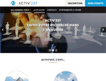 Tablet Screenshot of activ-est.fr
